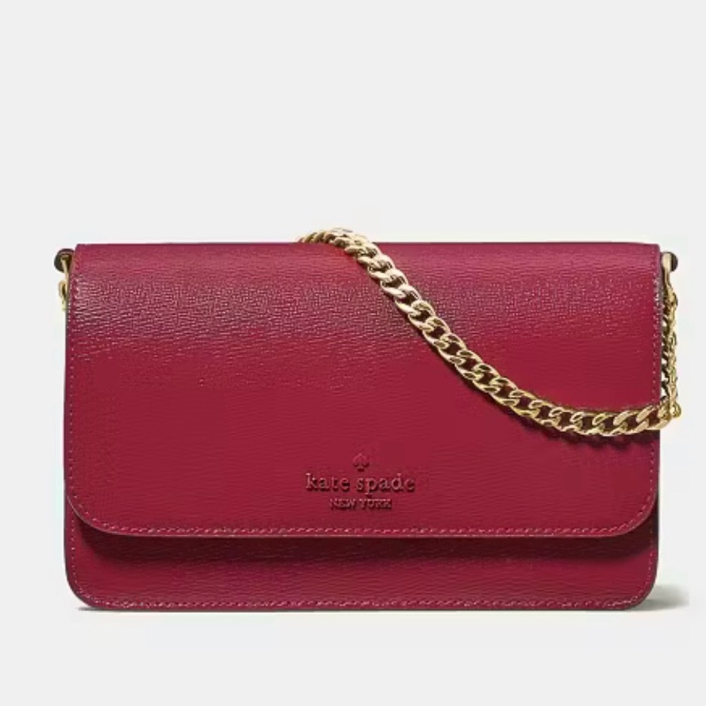 Kate Spade Madison Willow Mini Flap Crossbody,  Red Jam